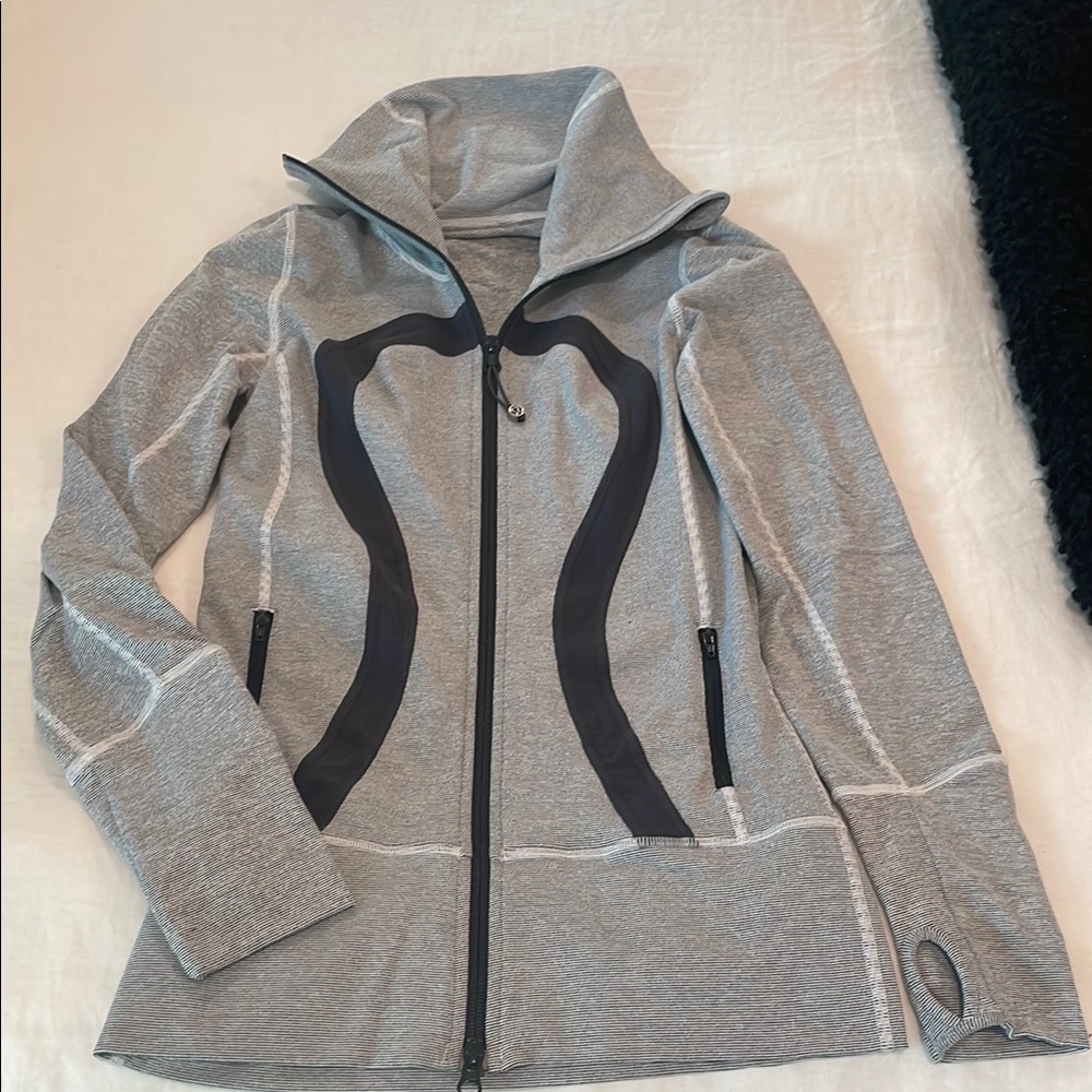 Lululemon Gray Zip-Up Jacket
